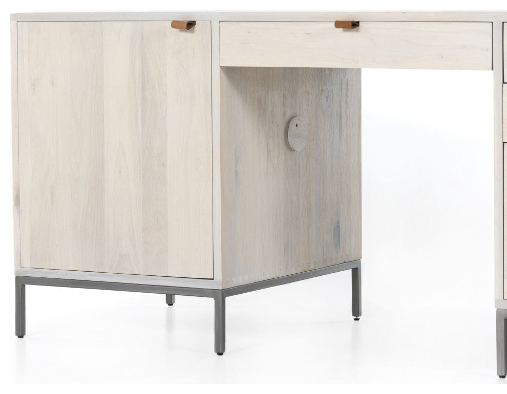 Trey Executive Desk-Dove Poplar