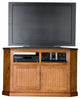 Eagle Furniture Heritage 50" Tall Corner TV Cart, Lite Oak