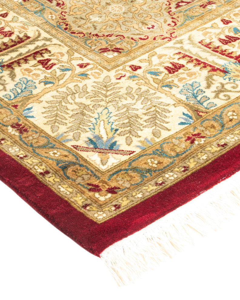 Udaipur, One-of-a-Kind Hand-Knotted Area Rug Red, 8'2"x10'5"