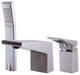Ab2464-BN Brushed Nickel Deck Mounted 3 Hole Tub Filler and Shower Head