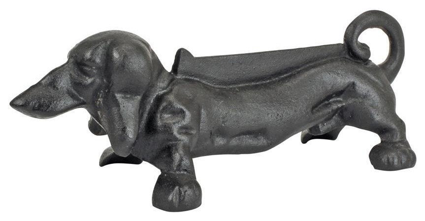 Weiner Dog Cast Iron Boot Scraper Dachshund Dog Statue