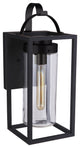 Neo Medium 1 Light Outdoor Wall Lantern in Midnight