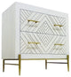 Redondo Perez Nightstand, 2 Drawers