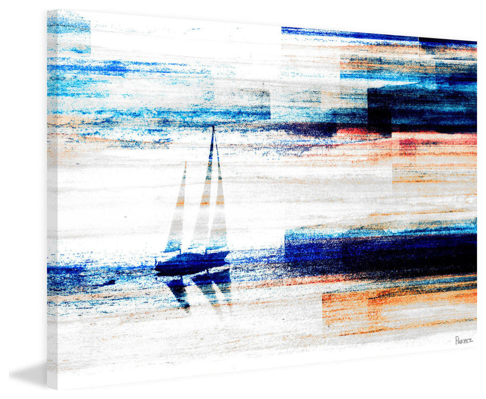 "Aegean Sea" Fine Art Canvas Print, 18"x12"