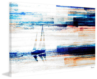 "Aegean Sea" Fine Art Canvas Print, 18"x12"