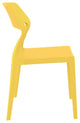 Snow Dining Chair, Yellow, Set of 2