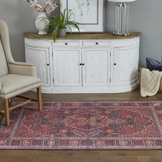 Momeni Afshar AFS10 Area Rug, Navy, 7'6"x9'6"