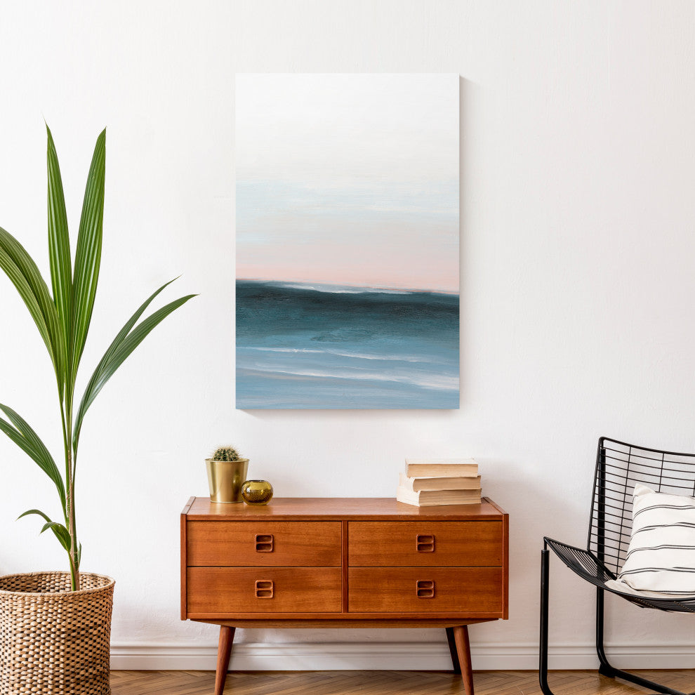 Mod Sea Sunset 20x30 Canvas Wall Art