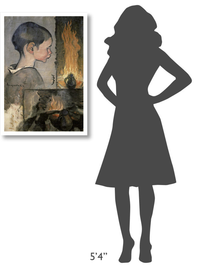 "Profile of a Child (Profil d'Enfant)" Paper Print by Louis Anquetin, 23"x32"