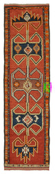Rug N Carpet - Handmade Oriental 3' 5" x 12' 1" One-of-a-Kind Runner Rug