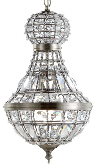 Regina Crystal, Metal Empire LED Chandelier, 12"