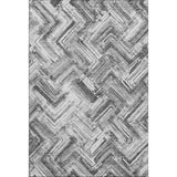 Premium Machine Washable Mayfield AMF630 Gray 9' x 12' Rug