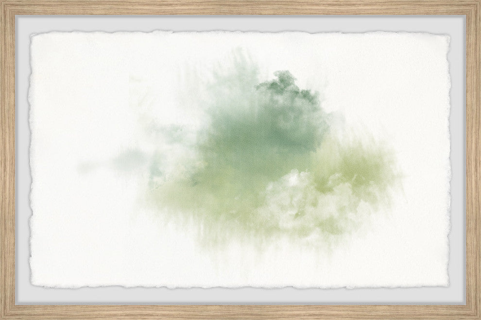 "Green Woodlands" Framed Painting Print, 12x8