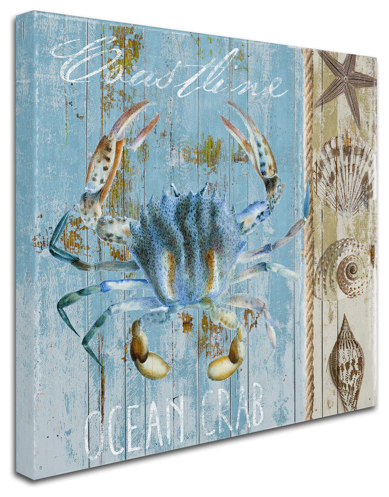 Color Bakery 'Blue Crab II' Canvas Art, 14x14