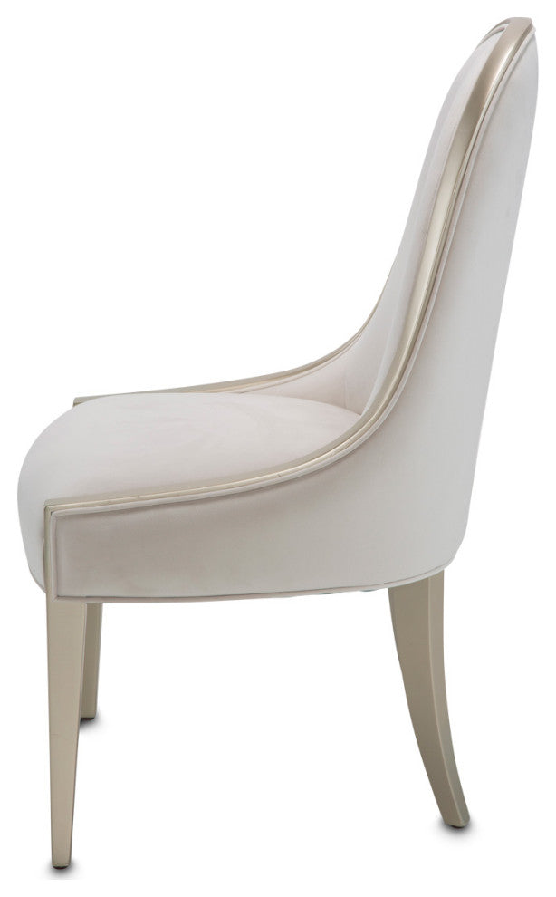 London Place Dining Side Chair - Creamy Pearl