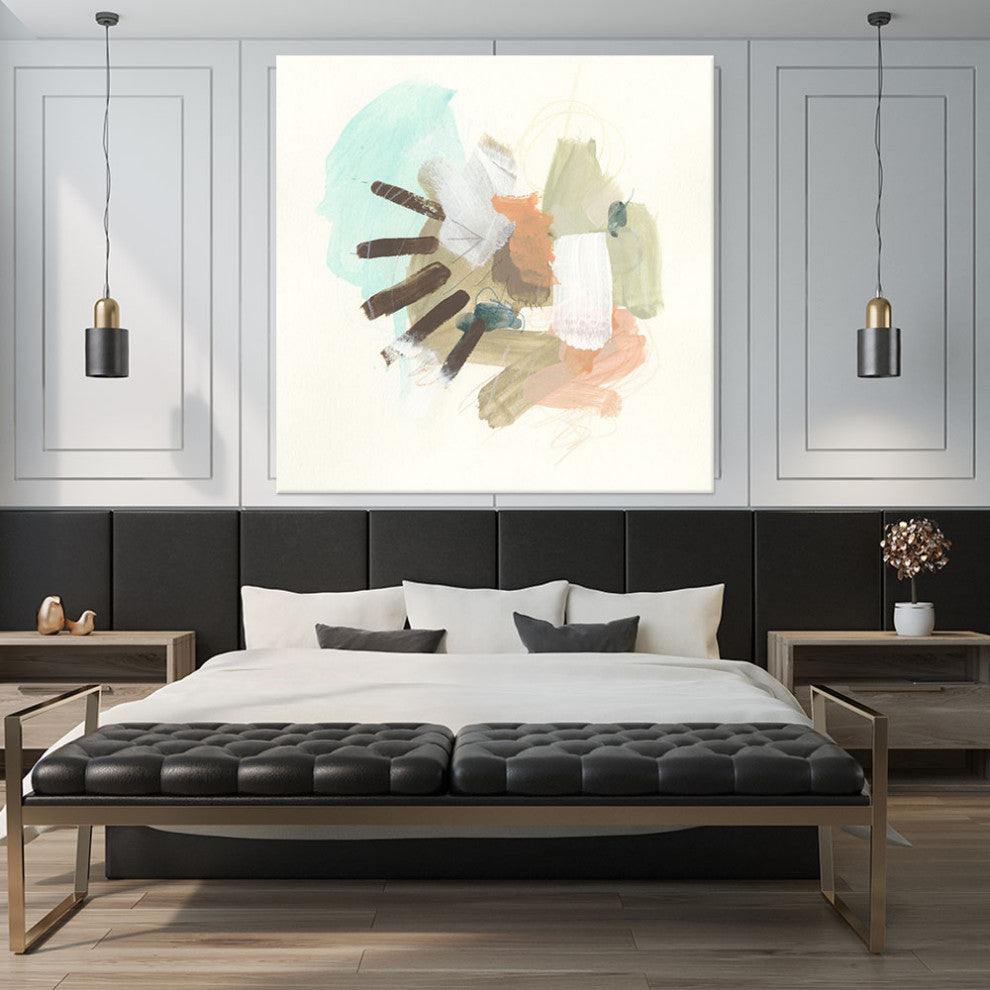 "Key Note Shuffle III" Fine Art Giant Canvas Print, 54"x54"