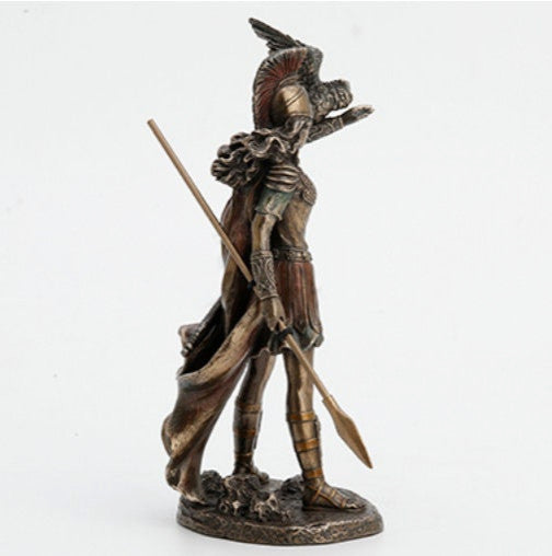 Athena Greek Goddess Of Wisdom And War - Cast Off The Owl Statue