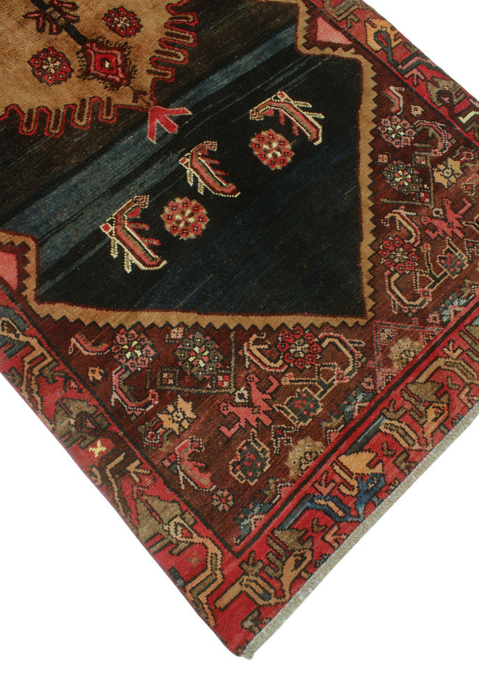 Semi-Antique Heidy Navy Runner