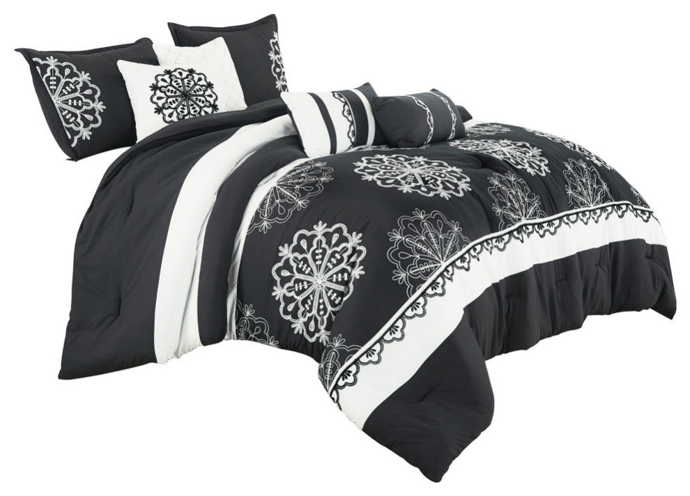 Deborah 7-Piece Comforter Set, King
