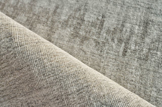 Chroma Handmade Hand Loomed Wool and Bamboo Silk Charcoal/Gray Area Rug