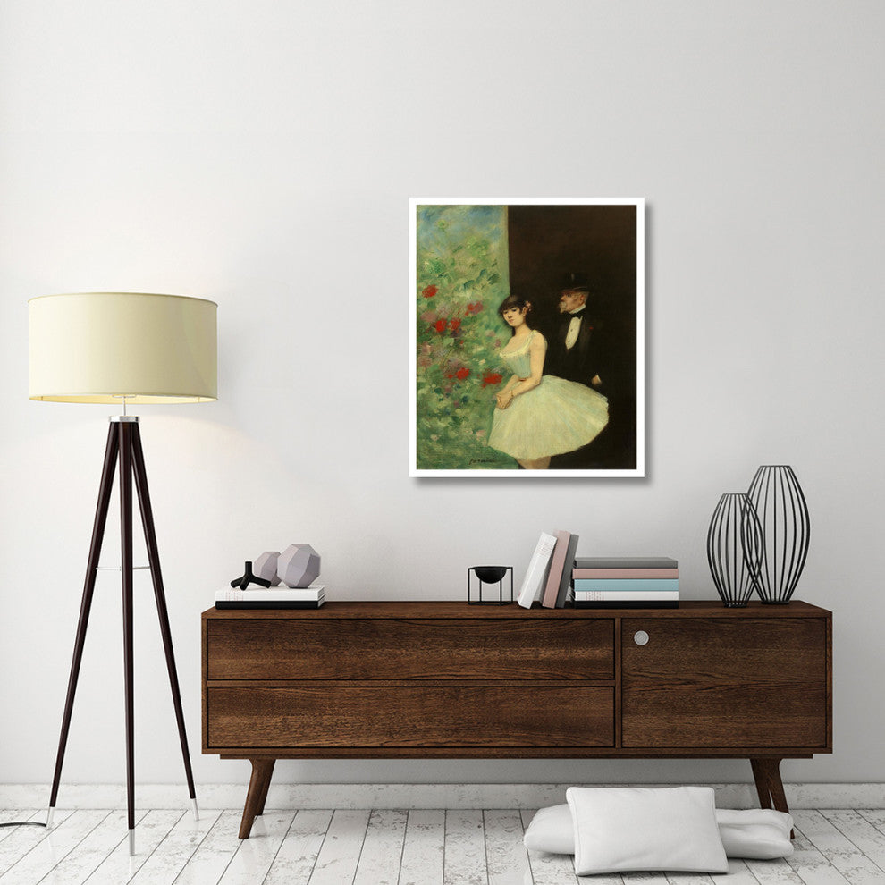 "Behind the Scenes, c. 1880" Digital Paper Print by Jean-Louis Forain, 32"x38"
