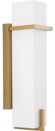 Antrim Collection One-Light Medium Outdoor Wall Lantern, Soft Gold