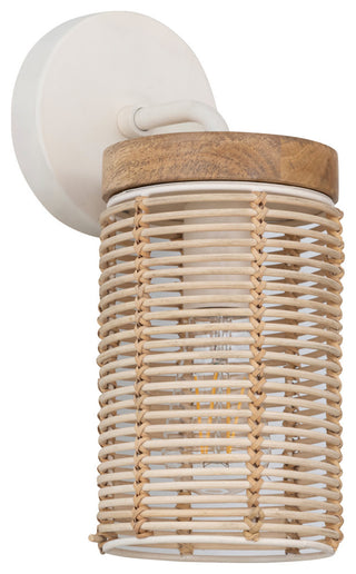 Maxim 22440 Vannerie 13" Tall Wall Sconce - Ecru