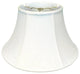 Royal Designs Shallow Bell Basic Lamp Shade, Linen White, 6x13x8.5