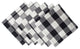 DII Black Buffalo Check Napkin, Set of 6