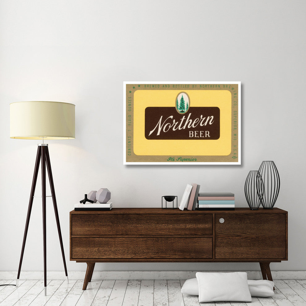 "Northern Beer" Digital Paper Print by Vintage Booze Labels, 46"x33"
