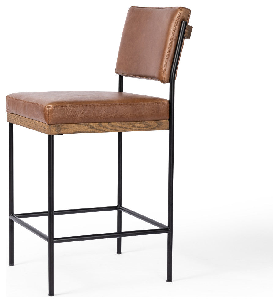 Benton Stool-Sonoma Chestnut-Counter
