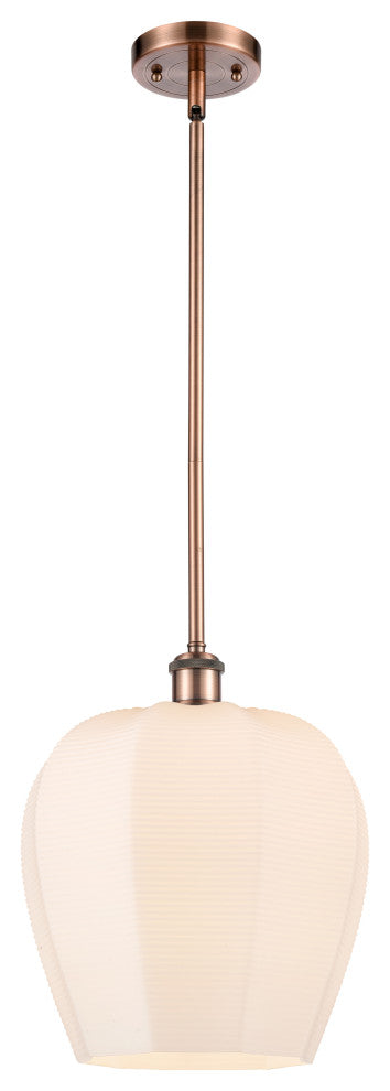 Innovations 516-1S-AC-G461-12 1 Light Mini Pendant, Antique Copper