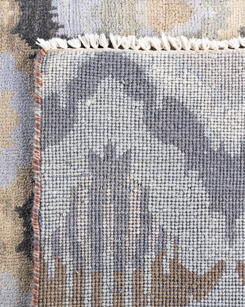 Ikat One-of-a-Kind Handmade Area Rug Beige, 8' 0" x 9' 10"