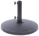 WestinTrends Round Resin Outdoor Patio Market Umbrella Base, Black