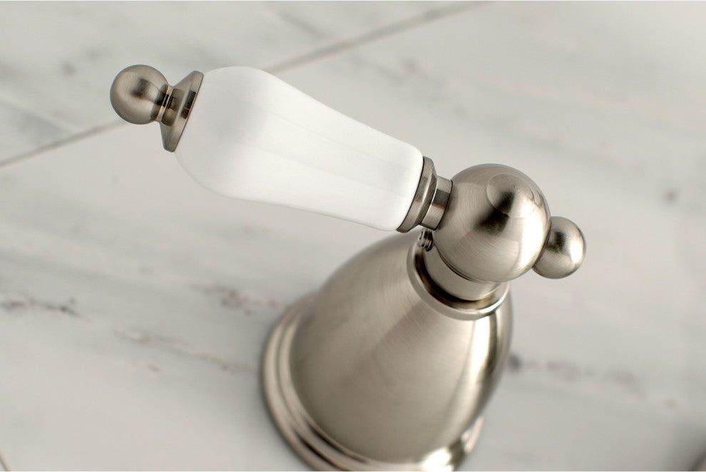 Kingston Brass Wall Mount Tub Faucet, Brushed Nickel