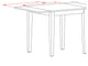 5 Pc Counter Height Pub Set High Table And 4 Kitchen Chairs