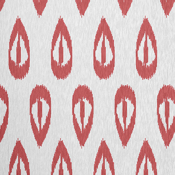 Ikat Tears Chenille Rug, Red, 5'x7'