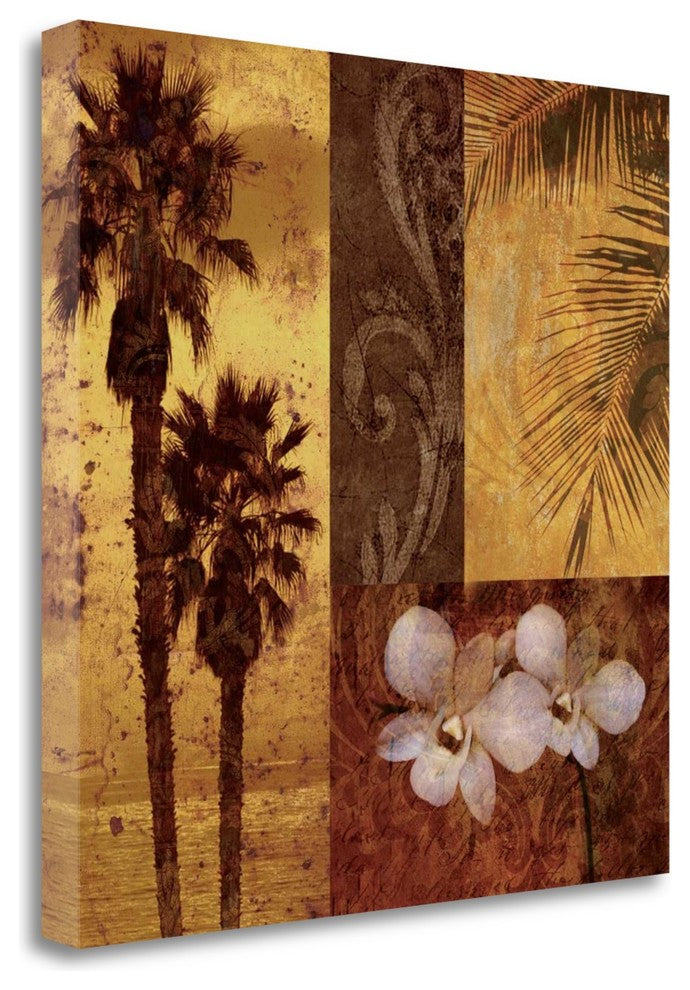 "Sunset Beach I" By Keith Mallett, Giclee Print on Gallery Wrap Canvas