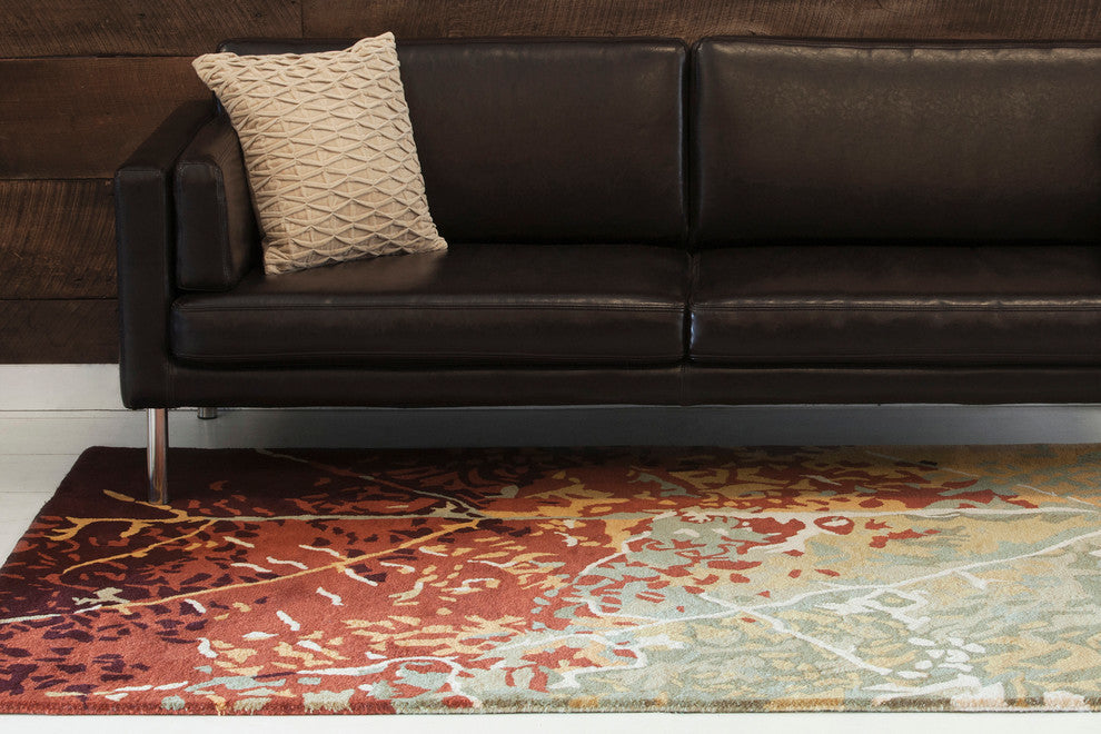 Nirvana Contemporary Area Rug, 5'x7'6" Rectangle