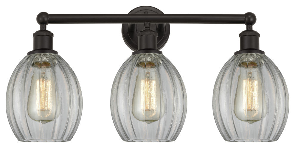 Innovations 616-3W-OB-G82 Eaton 3 Light Bath Vanity Light, Oil Rubbed Bronze
