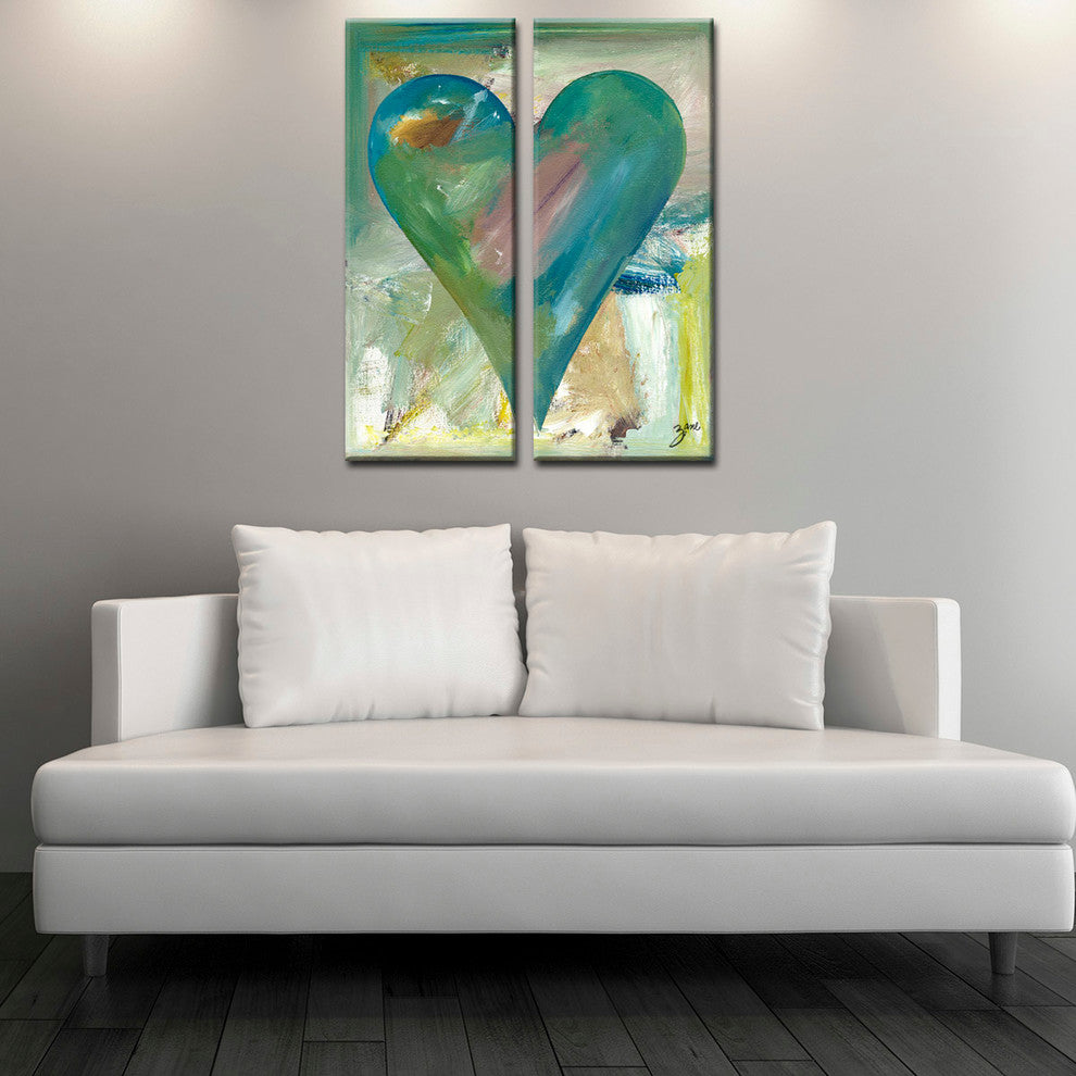 Heartwork "Meme Darilyn" 2-Piece Canvas Art Set, 30"x12"