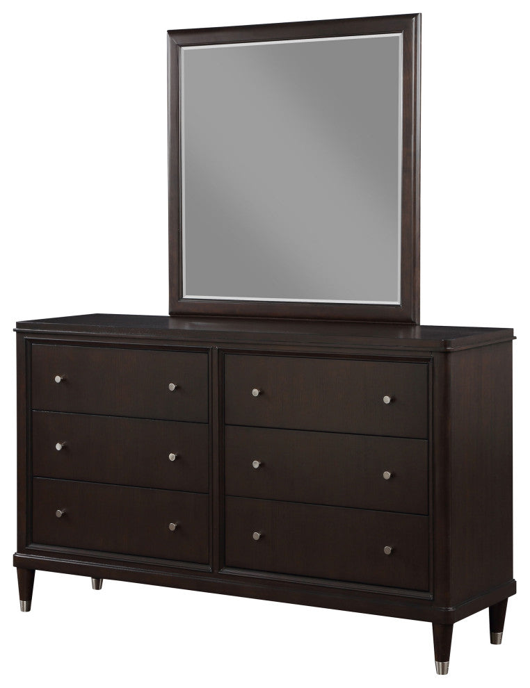 Emberlyn 6-drawer Dresser With Mirror Brown