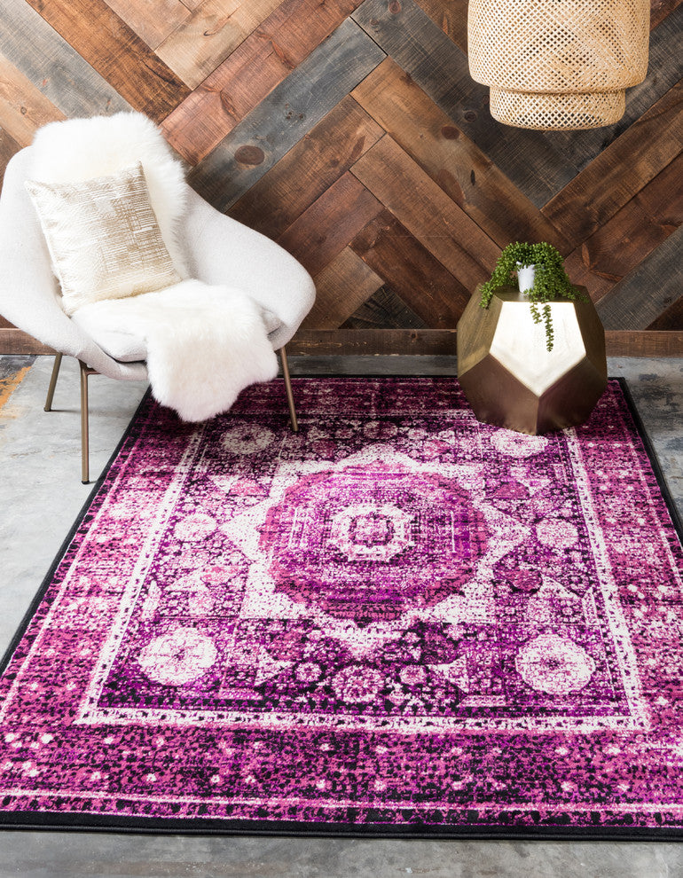 Unique Loom Lilac Lygos Imperial 2' 0 x 3' 0 Area Rug