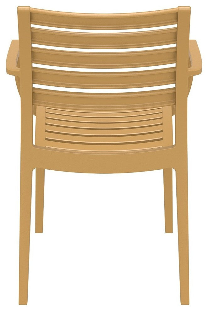 Compamia Artemis Outdoor Dining Armchairs - Set of 2, Teak Brown