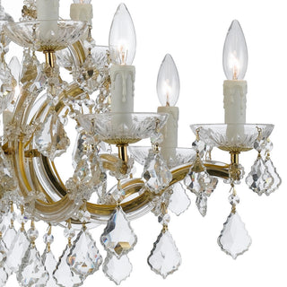 Crystorama Lighting Group 4379-CL-MWP Maria Theresa 12 Light 30"W - Polished