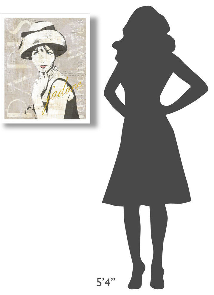 "Fashion Week Paris Halftone I" Digital Paper Print by Sue Schlabach, 22"x26"