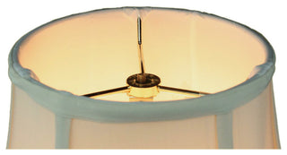 With Lining Bell Premium Lampshade 7"x14"x11", Eggshell