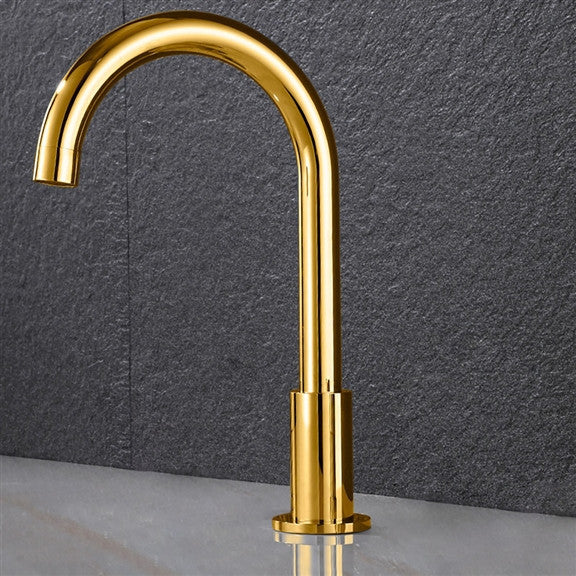 Fontana Commercial Goose Neck Touchless Automatic Sensor Faucets Bathroom