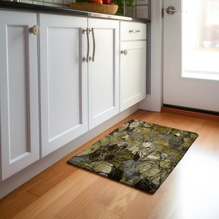 Premium Machine Washable Mayfield AMF558 Brown 1'8" x 2'6" Rug