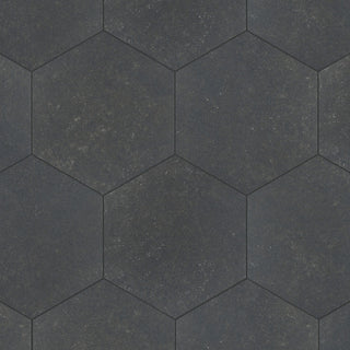 Traffic Hex Dark Grey Porcelain Floor and Wall Tile